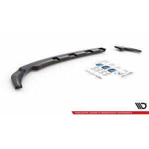 Maxton Design Heck Ansatz Flaps Diffusor V.2 / V2 für VW Polo GTI Mk6 schwarz Hochglanz