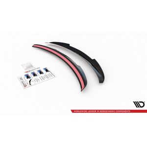 Maxton Design Spoiler CAP für Audi A6 S-Line / S6  C8 Avant schwarz Hochglanz