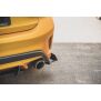 Maxton Design Robuste Racing Heck Ansatz Flaps Diffusor +Flaps für Ford Focus ST Mk4 schwarz Hochglanz