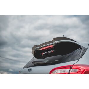 Maxton Design Spoiler CAP V.3 / V3 für Ford Fiesta Mk8 ST / ST-Line schwarz Hochglanz