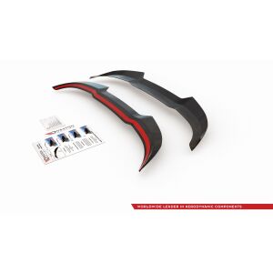 Maxton Design Spoiler CAP V.3 / V3 für Ford Fiesta Mk8 ST / ST-Line schwarz Hochglanz