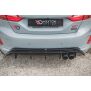 Maxton Design Heckdiffusor Ansatz V.2 / V2 für Ford FIesta Mk8 ST schwarz Hochglanz