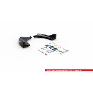Maxton Design Heck Ansatz Flaps Diffusor V.2 / V2 für Ford FIesta Mk8 ST schwarz Hochglanz