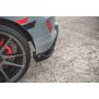 Maxton Design Heck Ansatz Flaps Diffusor V.2 / V2 für Ford FIesta Mk8 ST schwarz Hochglanz