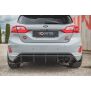 Maxton Design Heck Ansatz Flaps Diffusor V.2 / V2 für Ford FIesta Mk8 ST schwarz Hochglanz