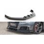 Maxton Design Robuste Racing Front Ansatz für passend +Flaps für Audi RS3 8V Sportback schwarz Hochglanz