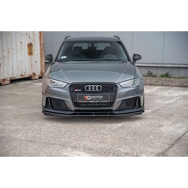 Maxton Design Flaps Audi RS3 8V Sportback schwarz Hochglanz