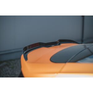 Maxton Design Spoiler CAP für V2 Ford Focus ST Mk4 schwarz Hochglanz