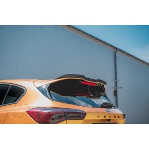 Maxton Design Spoiler CAP für V2 Ford Focus ST Mk4 schwarz Hochglanz