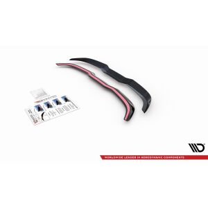 Maxton Design Spoiler CAP für V2 Ford Focus ST Mk4 schwarz Hochglanz