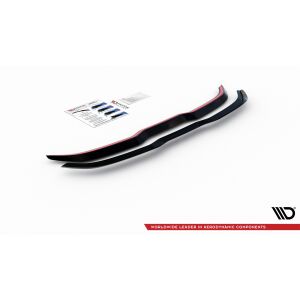 Maxton Design Spoiler CAP für V2 Ford Focus ST Mk4 schwarz Hochglanz