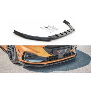 Maxton Design Front Ansatz V.7 / V7 für Ford Focus ST / ST-Line Mk4 schwarz Hochglanz