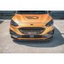 Maxton Design Front Ansatz V.7 / V7 für Ford Focus ST / ST-Line Mk4 schwarz Hochglanz