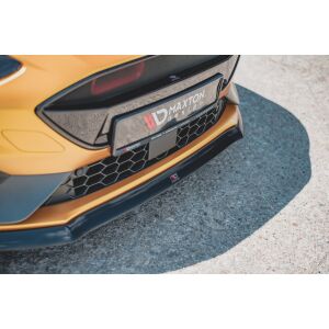 Maxton Design Front Ansatz für V.8 / V8 Ford Focus ST / ST-Line Mk4 schwarz Hochglanz