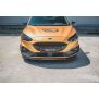 Maxton Design Front Ansatz für V.8 / V8 Ford Focus ST / ST-Line Mk4 schwarz Hochglanz