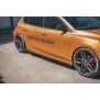 Maxton Design Seitenschweller Ansatz für V.4 / V4 Ford Focus ST / ST-Line Mk4 schwarz Hochglanz