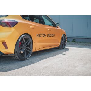 Maxton Design Seitenschweller Ansatz für V.5 / V5 Ford Focus ST / ST-Line Mk4 schwarz Hochglanz