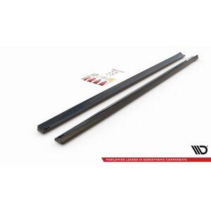 Maxton Design Seitenschweller Ansatz für V.5 / V5 Ford Focus ST / ST-Line Mk4 schwarz Hochglanz