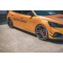 Maxton Design Seitenschweller Ansatz für V.5 / V5 Ford Focus ST / ST-Line Mk4 schwarz Hochglanz