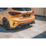 Maxton Design Heck Ansatz Flaps Diffusor V.3 / V3 für Ford Focus ST Mk4  schwarz Hochglanz