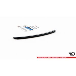 Maxton Design Mittlerer Heckdiffusor Ansatz für Audi S4 / A4 S-Line B8 Limousine schwarz Hochglanz