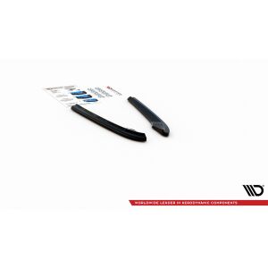 Maxton Design Heck Ansatz Flaps Diffusor für Audi S4 / A4 S-Line B8 Limousine schwarz Hochglanz