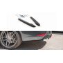 Maxton Design Heck Ansatz Flaps Diffusor V.2 / V2 für Seat Leon Cupra Mk3 FL Sportstourer schwarz Hochglanz