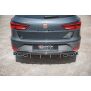 Maxton Design Heck Ansatz Flaps Diffusor V.2 / V2 für Seat Leon Cupra Mk3 FL Sportstourer schwarz Hochglanz