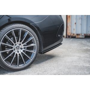 Maxton Design Mittlerer Heckdiffusor Ansatz für Mercedes-Benz CLS AMG-Line C257 schwarz Hochglanz