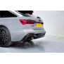 Maxton Design Heck Ansatz Flaps Diffusor V.1 / V1 für Audi RS6 C8 / RS7 C8 schwarz Hochglanz