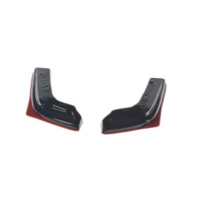 Maxton Design Heck Ansatz Flaps Diffusor V.2 / V2 für SUBARU WRX STI schwarz Hochglanz