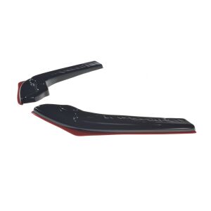 Maxton Design Heck Ansatz Flaps Diffusor V.2 / V2 für SUBARU WRX STI schwarz Hochglanz