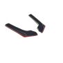 Maxton Design Heck Ansatz Flaps Diffusor V.2 / V2 für SUBARU WRX STI schwarz Hochglanz
