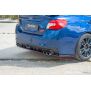 Maxton Design Mittlerer Heckdiffusor Ansatz V.2 / V2 für SUBARU WRX STI schwarz Hochglanz