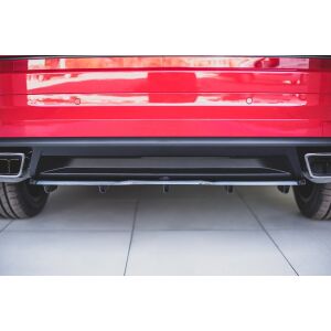 Maxton Design Mittlerer Heckdiffusor Ansatz DTM Look für Skoda Kodiaq RS schwarz Hochglanz