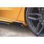 Maxton Design Robuste Racing Seitenschweller Ansatz für für + Flaps Ford Focus ST / ST-Line Mk4 schwarz Hochglanz