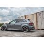 Maxton Design Robuste Racing Heck Ansatz Flaps Diffusor +Flaps für Audi RS3 8V Sportback schwarz Hochglanz