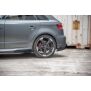 Maxton Design Robuste Racing Heck Ansatz Flaps Diffusor +Flaps für Audi RS3 8V Sportback schwarz Hochglanz