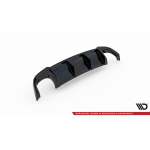 Maxton Design Heckdiffusor Ansatz für Audi RS4 B7 schwarz Hochglanz