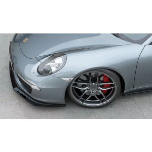 Maxton Design Front Ansatz V.2 / V2 für Porsche 911 Carrera 991 schwarz Hochglanz