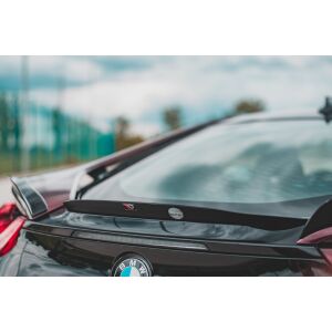 Maxton Design Zentrale Spoiler CAP für BMW i8 schwarz Hochglanz