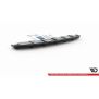 Maxton Design Mittlerer Heckdiffusor Ansatz für AUDI A6 C7 S-LINE AVANT AUSPUFF 2X1 im DTM LOOK schwarz Hochglanz