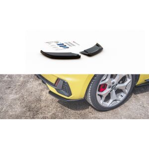 Maxton Design Heck Ansatz Flaps Diffusor für Audi A1 S-Line GB schwarz Hochglanz