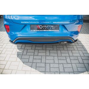Maxton Design Heck Ansatz Flaps Diffusor für Ford Puma ST-Line schwarz Hochglanz