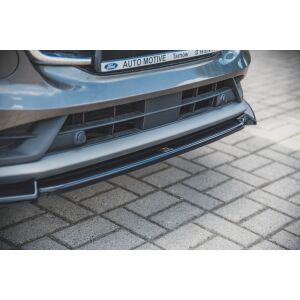 Maxton Design Front Ansatz für Ford Puma  schwarz Hochglanz