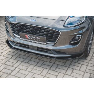 Maxton Design Front Ansatz für Ford Puma  schwarz Hochglanz