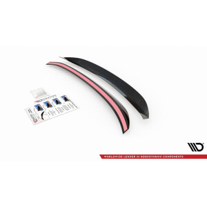 Maxton Design Spoiler CAP für Ford Mondeo Liftback Mk5 Facelift schwarz Hochglanz