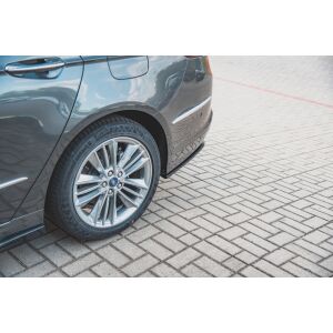 Maxton Design Heck Ansatz Flaps Diffusor für Ford Mondeo Vignale Mk5 Facelift schwarz Hochglanz