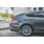 Maxton Design Heck Ansatz Flaps Diffusor für Ford Mondeo Vignale Mk5 Facelift schwarz Hochglanz