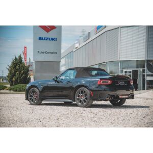 Maxton Design Seitenschweller Ansatz für Fiat 124 Spider Abarth schwarz Hochglanz